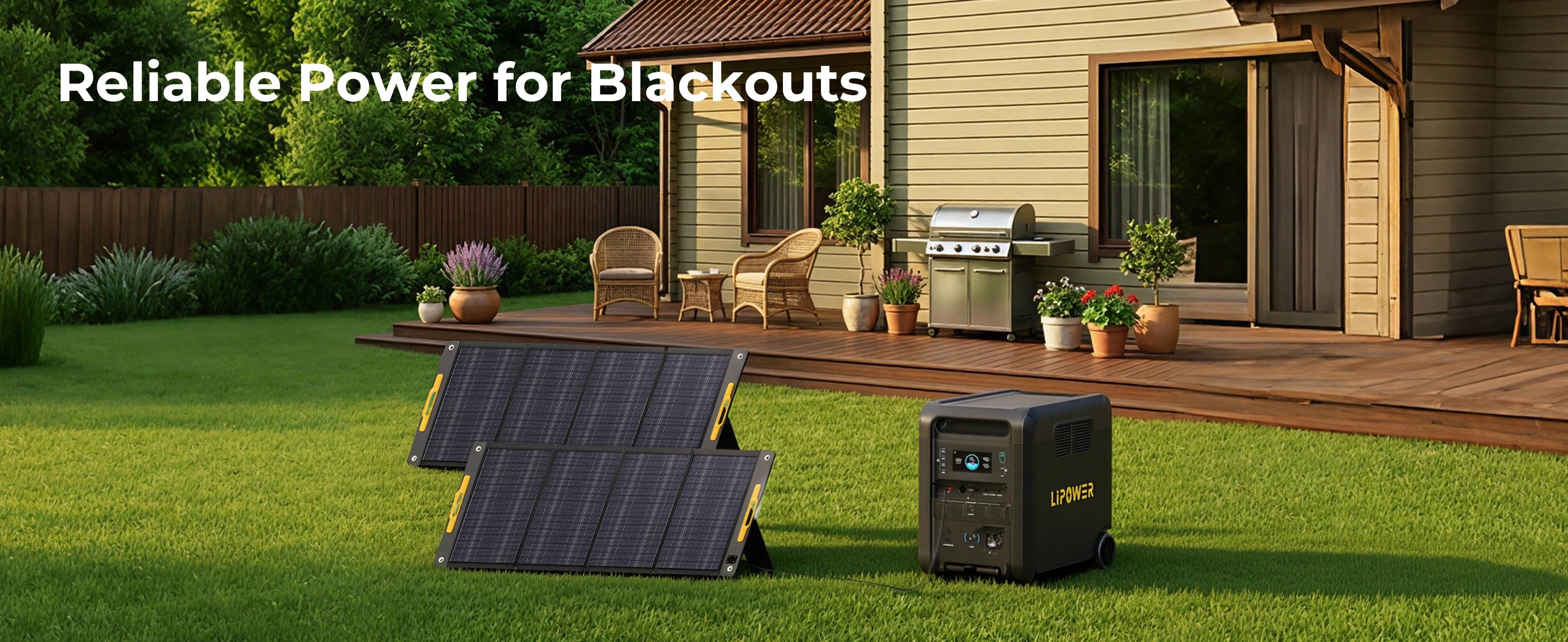 Lipower SP200 200W Portable Solar Panel for Portable Power Sation