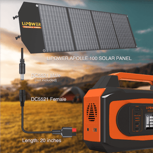 Solar Charge Cable DC5521 Female To Anderson