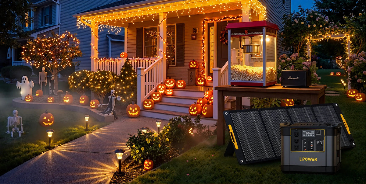 power outdoor Halloween decorations / portable power station for Halloween