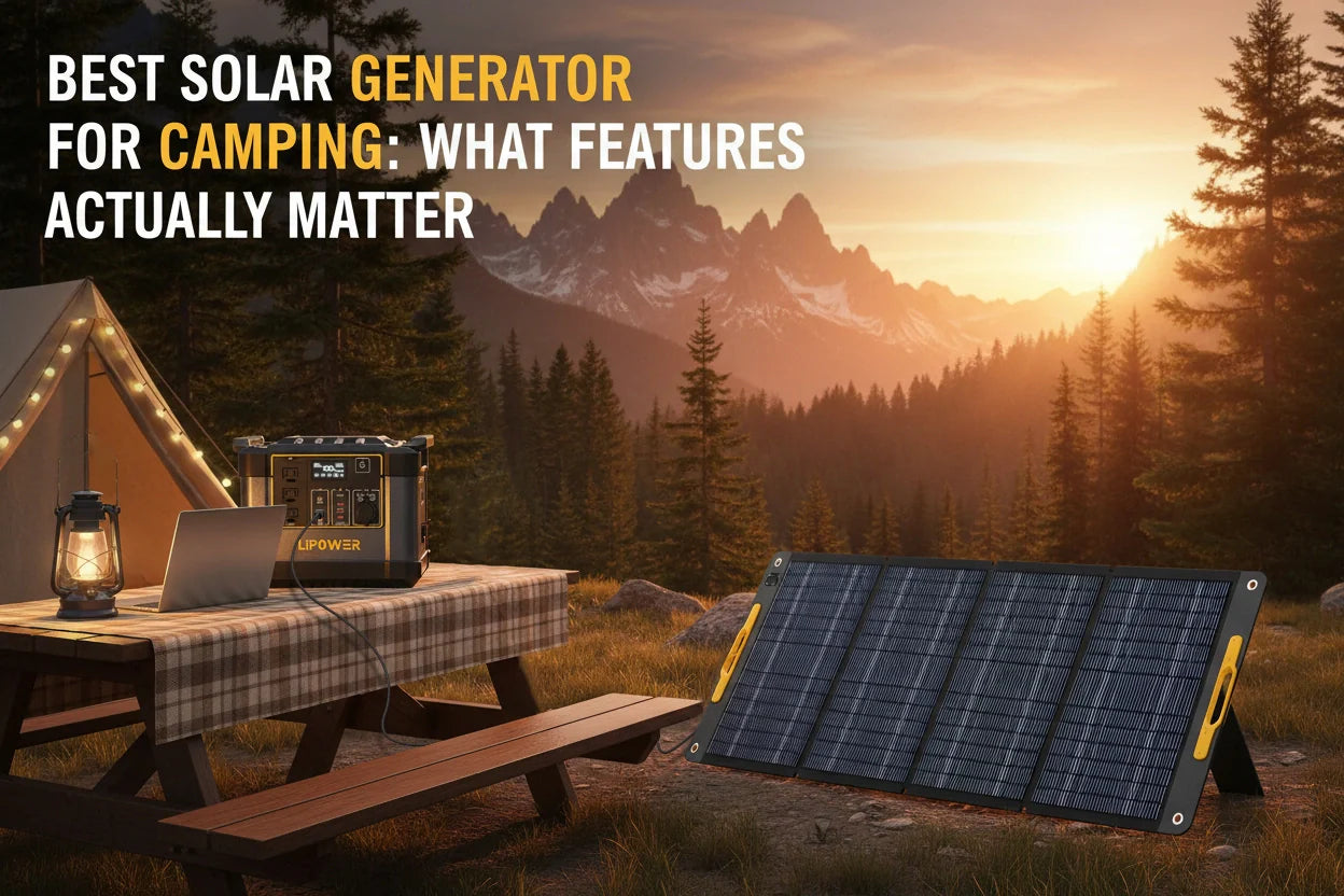 Lipower G1000L-S+SP200 out door solar generator