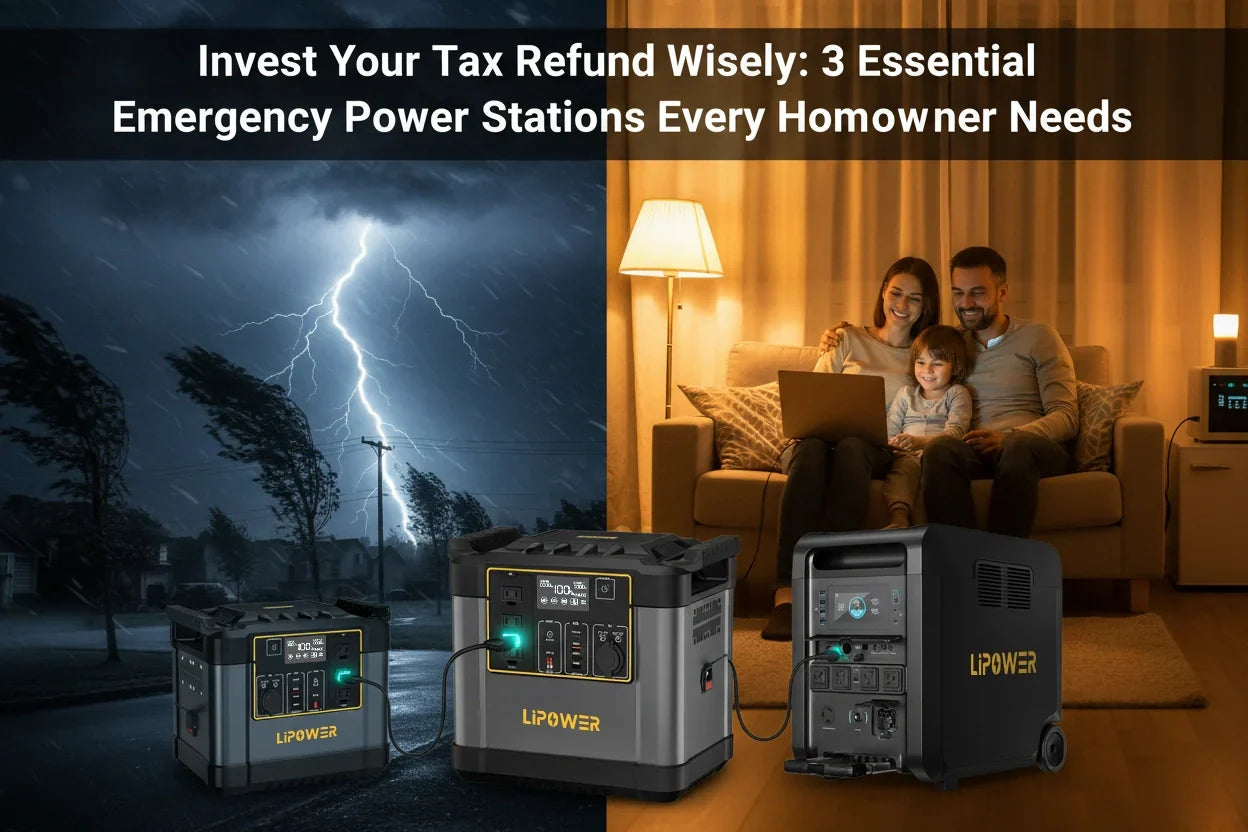 Invest Your Tax Refund Wisely: 3 Essential Emergency Power Stations Every Homeowner Needs