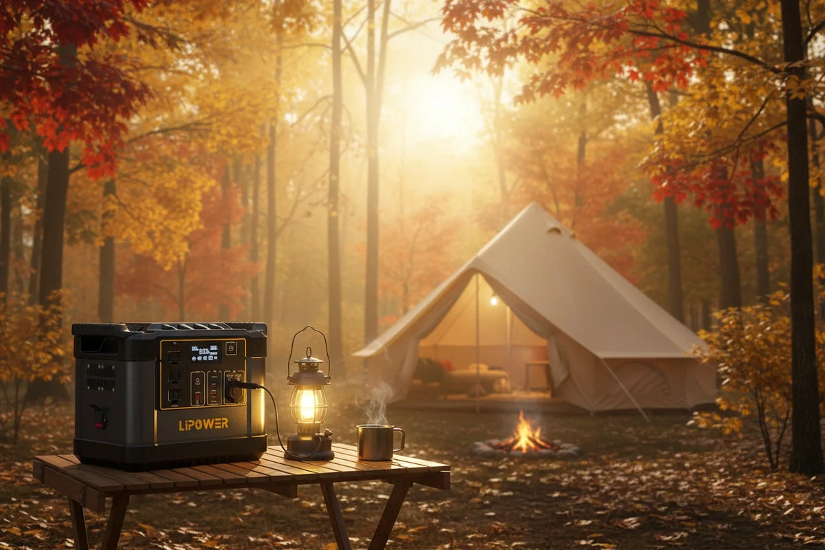 Camping in Fall: How to Stay Warm and Powered When Temperatures Drop
