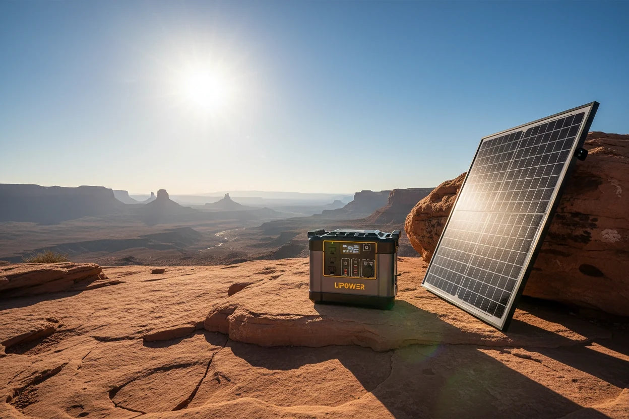 How LiFePO4 Batteries Perform in Extreme Heat: What Summer Does to Your Power Station