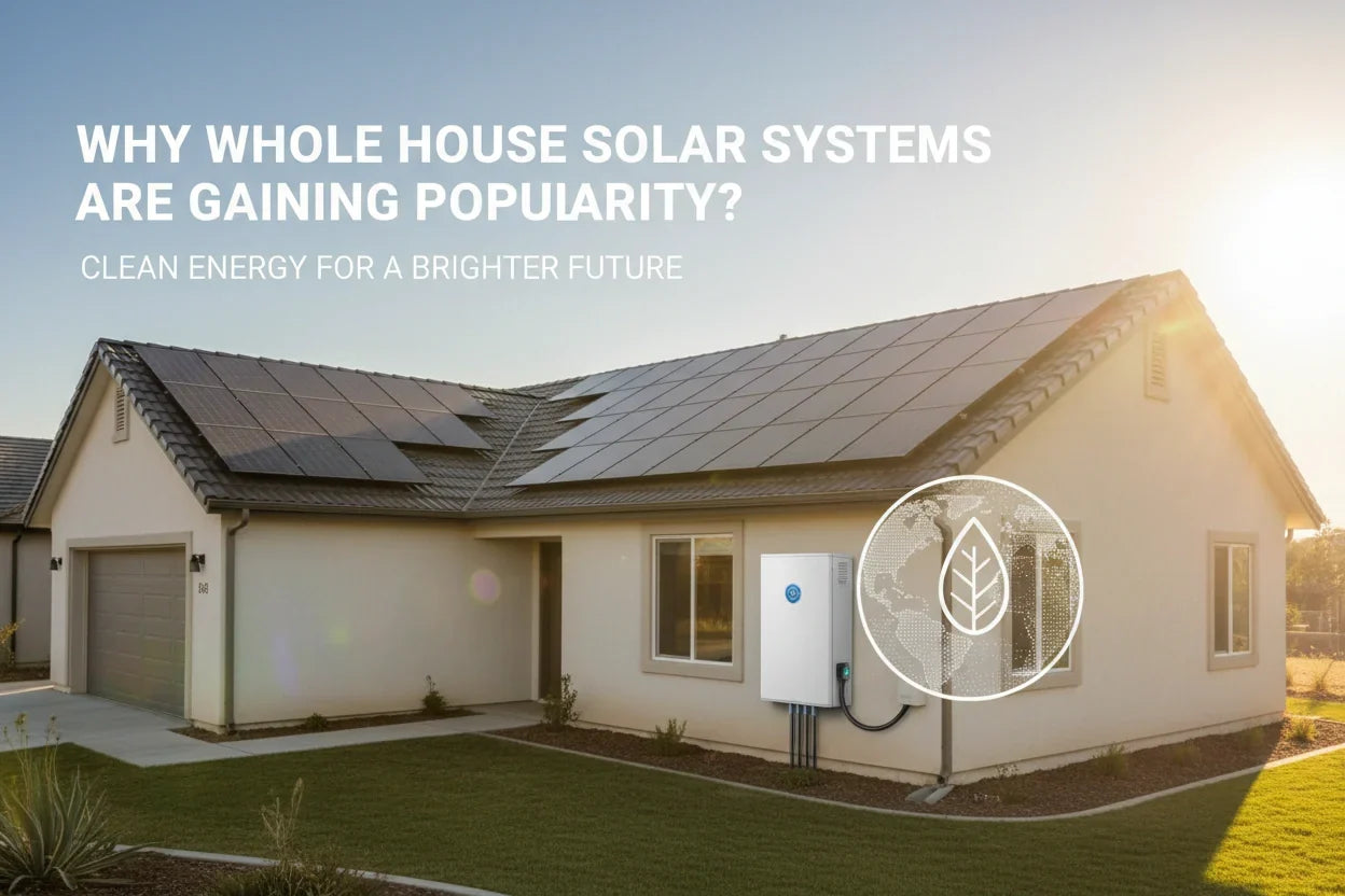 Why Whole House Solar Systems Are Gaining Popularity?