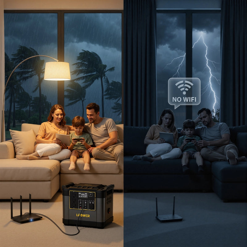 Lipower G1000L-S Portable Power Station 1075Wh 1200W For Outdoor