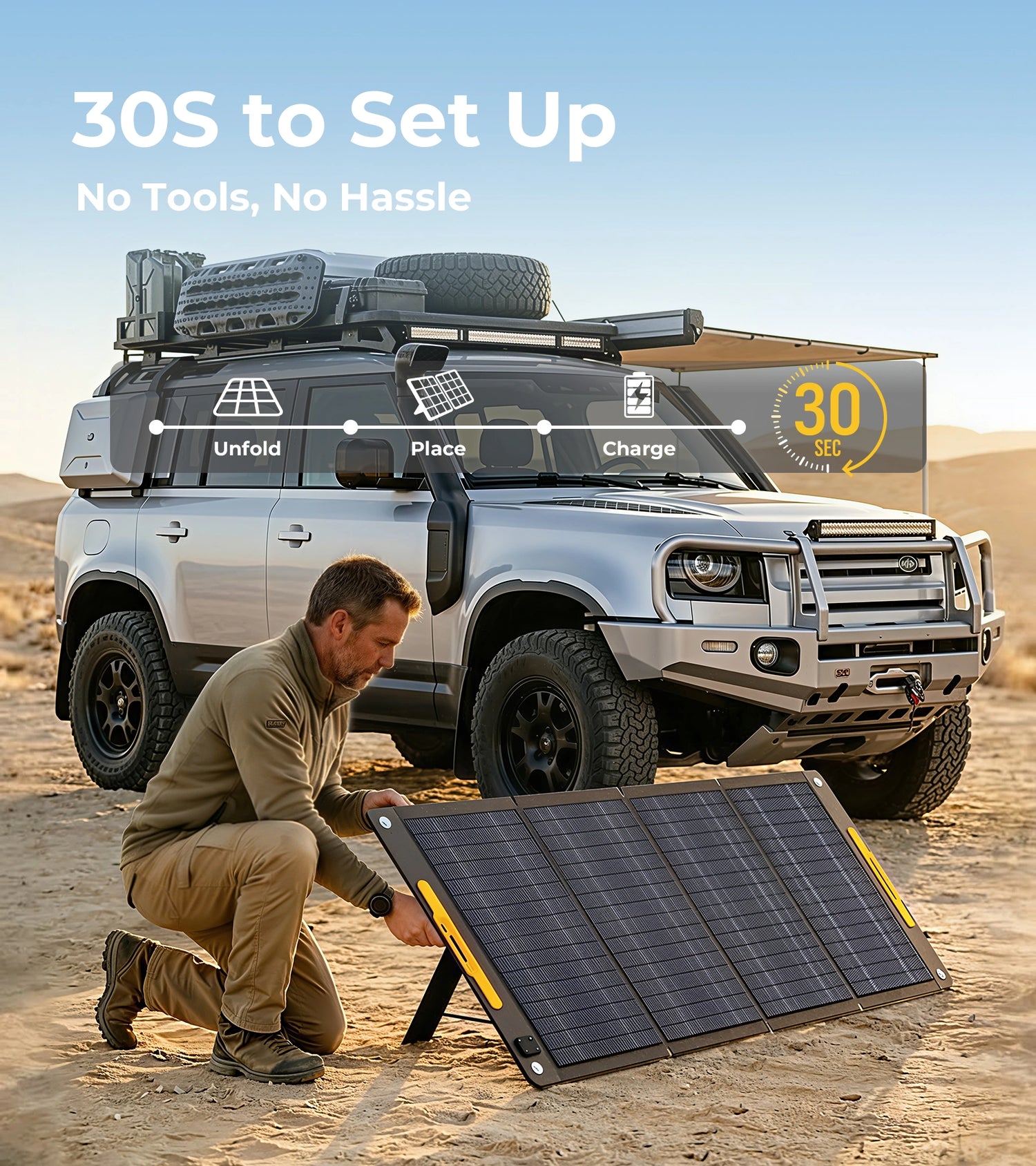 Lipower SP200 Portable Solar Panel for Portable Power Sation