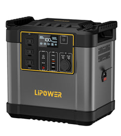 Lipower G2000L-S portable power station for camping and home battery backup