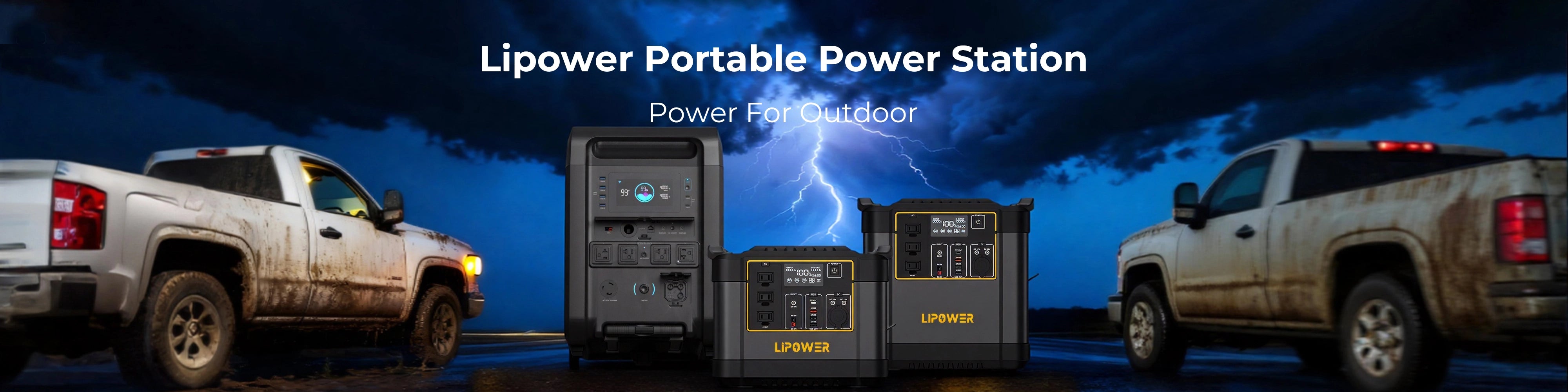 Lipower portable power station for outdoor