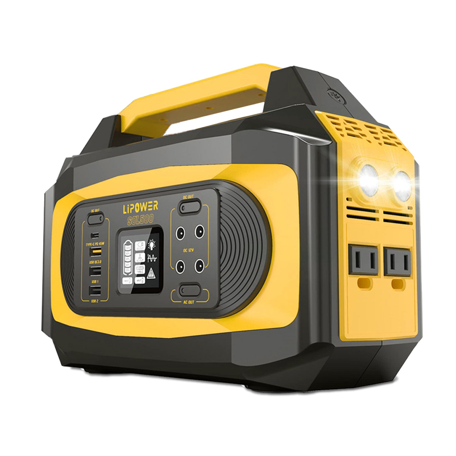 Portable Power Station 500W/472Wh LIPOWER SOL500