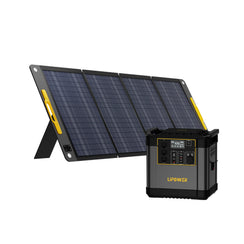 Lipower G2000L-S paired with SP200 200W solar panel for off-grid solar charging