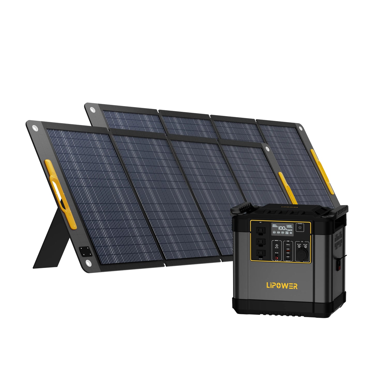 Lipower G2000L-S Portable Power Stations 2150Wh 2400W for Camping & Home Backup