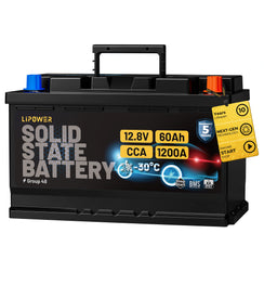 Lipower solid-state start-stop car battery with 1200A CCA, -22℉ works well