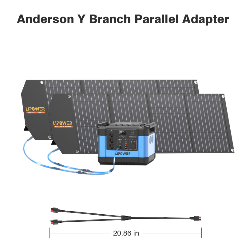 LIPOWER Anderson Cable Y Branch Parallel Anderson Cable