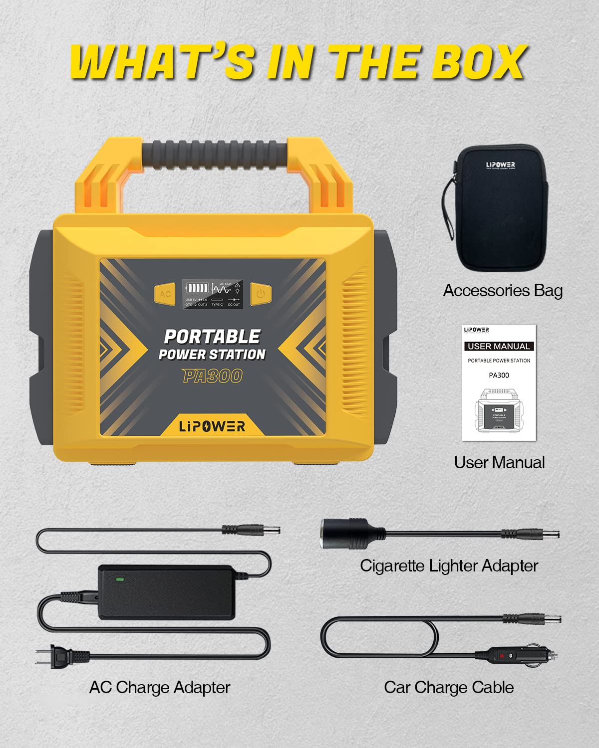 LIPOWER USB Camping Lantern LED Emergency Light 5W, Warm White